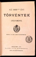 Az 1893-dik évi Törvények GyÅ±jteménye. Bp., 1893, Nágel Ottó, Pesti... - Unclassified