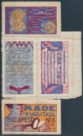 1918 MAEO Kiállítás 4 Db Levélzáró (komplett) - Non Classés