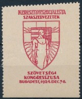 1921 Keresztényszocialista Kongresszus Levélzáró - Sin Clasificación