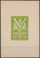 1943 Rampacher Pál Vágott Levélzáró - Unclassified