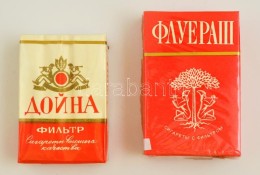 2 Csomag Moldáv Cigaretta (Doyna, Flueras), Bontatlan Csomagolásban - Altri & Non Classificati