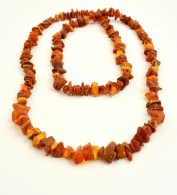 Hosszú Borostyán Nyaklánc / Amber Necklace 130 Cm - Other & Unclassified