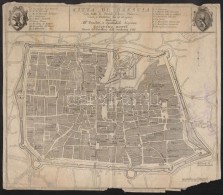 Cca 1700 Brescia Térképe, Rézmetszet, Papír, Szélén Kis... - Prints & Engravings