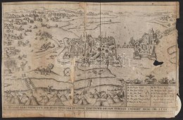 Cca 1602-1620 Szigetvár 1566. évi Ostroma, Rézmetszet, Papír, Hieronymus Ortelius... - Prints & Engravings