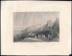 Cca 1840 E. Brandart: Betlehem Acélmetszet. / Betlehem Etching. Page Size: 28x21 Cm - Estampes & Gravures