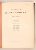 1951-53 Nordisk Exlibris Tidsskrift. Kobenhavn, Sok Eredeti Beragasztott Ex Libris Illusztrációval,... - Autres & Non Classés