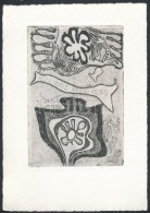Tolli, Vive (1928- ): Ex Libris, Rézkarc, Papír, Jelzett, 9,5×6,5 Cm - Other & Unclassified