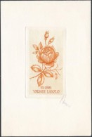 Nagy Árpád Dániel (1922-1985): Ex Libris Váradi László, Virág.... - Other & Unclassified