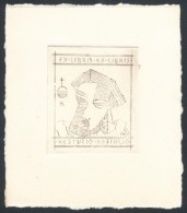 Gediminas Karalius (1942- ): Ex Libris Kestucio. Rézkarc, Papír, Jelzés Nélkül,... - Other & Unclassified