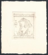 Gediminas Karalius (1942- ): Ex Libris Kestucio. Rézkarc, Papír, Jelzés Nélkül,... - Otros & Sin Clasificación