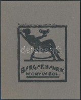 Gergely Sándor (1888-1932): Berger Henrik KönyveibÅ‘l, Erotikus Ex Libris. Klisé, Papír,... - Other & Unclassified