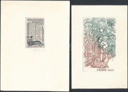 Gastmans, Dolatovska, Sora Natalia, ...5 Db Ex Libris Rézkarc, Jelzettek / 5 Etched Bookplates 14x11 Cm - Other & Unclassified