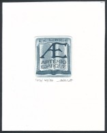 Bálint Ferenc (1960-): Ex Libris Artemio Ejarque. Rézkarc-aquatinta, Papír, Jelzett,... - Other & Unclassified