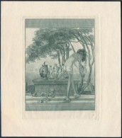 Franz Von Bayros (1866-1924): Erotikus Ex Libris. Heliogravür, Papír, Jelzett A Nyomaton, 12×9 Cm - Other & Unclassified