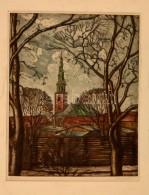 Svance Jelzéssel: Koppenhága, Vor Frelsers Kirke. Színezett Rézkarc, Papír,... - Other & Unclassified