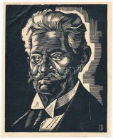 Dallos Hanna (1907-1944): Nagyvárosi Magány. Fametszet, Papír, Jelzett A Metszeten, Kartonra... - Sonstige & Ohne Zuordnung