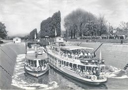 Augst - Personenboote Rhyblitz Und Rheinfelden In Der Schleuse          Ca. 1960 - Augst