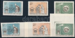 (*) 1962 Titow észak-vietnami Látogatása Fogazott és ívszéli/sarki... - Sonstige & Ohne Zuordnung