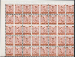 ** 1985 Forgalmi: Bhumibol Aduljadeh Király ívsarki 40-es Tömb Mi 1117 A X X - Altri & Non Classificati