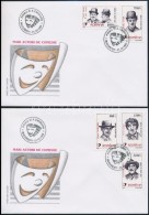 1999 Komikusok Mi 5435-5439 2 Db FDC - Other & Unclassified