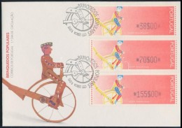 1992 3 Klf Automatabélyeg Mi 6 FDC-n - Otros & Sin Clasificación