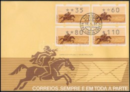 1991 4 Klf Automatabélyeg FDC-n - Otros & Sin Clasificación