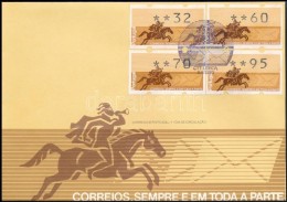 1990  4 Db Automatabélyeg FDC-n - Other & Unclassified