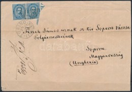 1883 Levél 'TORINO' - 'SOPRON / REGGEL' Finck János Sopron Város... - Sonstige & Ohne Zuordnung