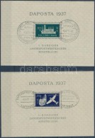 O 1937 DAPOSTA Bélyegkiállítás Blokksor Mi 1-2 - Other & Unclassified