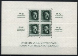 ** 1937 Birodalmi Pártnap  Mi Block 11 (Mi EUR 340.-) - Other & Unclassified