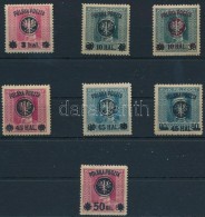 ** 1918 Forgalmi 7 érték Mi 21, 22 A+b, 24, 25 I+II, 26 - Other & Unclassified