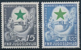 ** 1953 Eszperantó Mi 729-730 - Autres & Non Classés