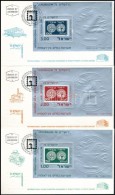 1974 Bélyegkiállítás Blokksor Mi 11-13 3 Db FDC-n - Otros & Sin Clasificación