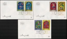 1973 Mozaik Ablak Tabos Sor Mi 576-587 6 Db FDC-n - Other & Unclassified