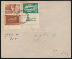 1950 Függetlenség Tabos FDC Mi 30-31 (foltos/stain) - Other & Unclassified