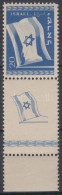 ** 1949 Nemzeti Zászló Bal Oldali Tabos Bélyeg Mi 16 - Altri & Non Classificati