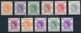 * 1954 11 Klf Forgalmi Mi 178-183, 185, 187, 189-191 - Other & Unclassified