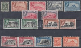 ** 1938/1949 Forgalmi Sor Vegyes Fogazással, 4 érték 2 Féle Fogazással... - Other & Unclassified