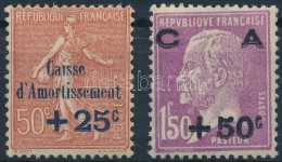 ** 1928 Forgalmi Felülnyomott Záróértékek Mi 233-234 - Otros & Sin Clasificación