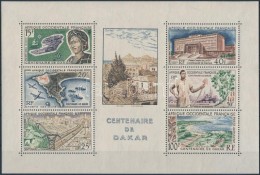 ** 1958 Dakar Centenáriuma Mi Blokk 1 - Autres & Non Classés