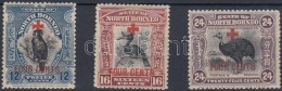 ** 1918 Vöröskereszt, Madarak 3é Mi 187-189 - Otros & Sin Clasificación