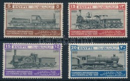 * 1933 Nemzetközi Vasúti Kongresszus Sor Mi 160-163 - Autres & Non Classés