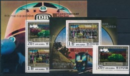 ** 1980 Vasút Bélyeg Mi 2068 + Kisív Mi 2068-2069 + Blokk 87 - Sonstige & Ohne Zuordnung