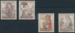 ** 1957 Népviselet Sor Mi 1051-1054 - Sonstige & Ohne Zuordnung