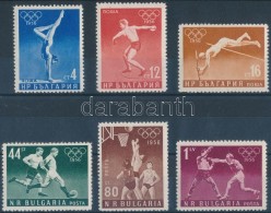 ** 1956 Nyári Olimpia Sor Mi 996-1001 - Autres & Non Classés