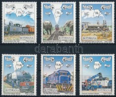 ** 1997 100 éves A Botswanai Vasút Sor Mi 623-628 - Autres & Non Classés