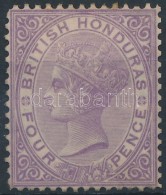 (*) Brit Honduras 1872 Forgalmi Bélyeg Mi 6 C - Otros & Sin Clasificación