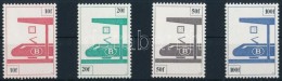 ** 1982 Vasúti Csomagbélyeg Sor Mi 379-382 - Other & Unclassified