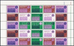 ** 1971 Karácsony Sor ívsarki 25-ös Tömbben Mi 479-485 - Otros & Sin Clasificación