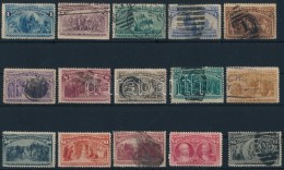 (*) O 1893 A Colombus Sor 15 értéke 3 Dollár Nélkül (~Mi EUR 4.000.-) (apró... - Altri & Non Classificati